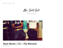 Tablet Screenshot of mrsoldout.com